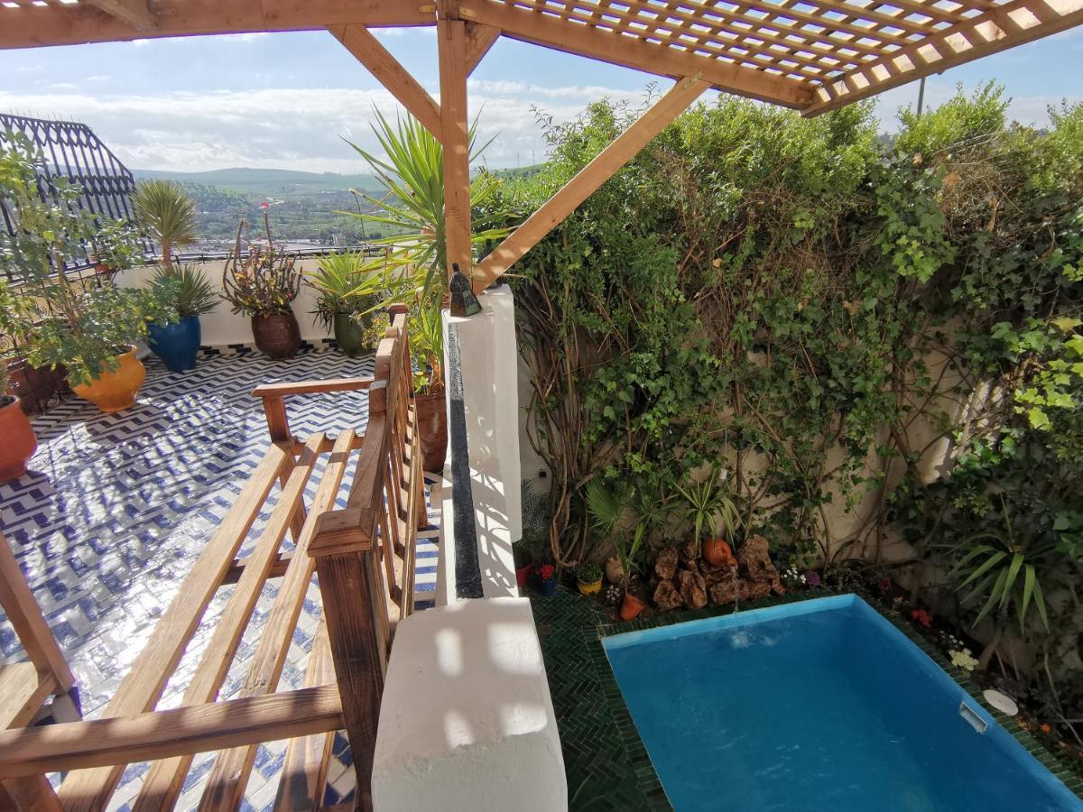 非斯Dar Ben Daoud Avec Piscine Et Terrasse Privee公寓 外观 照片